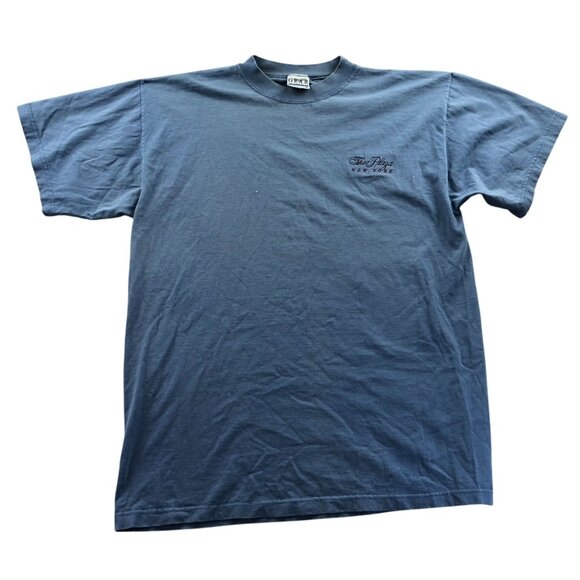 The Plaza New York T-Shirt Large Short Sleeve Casual Blue - Picture 1 of 9